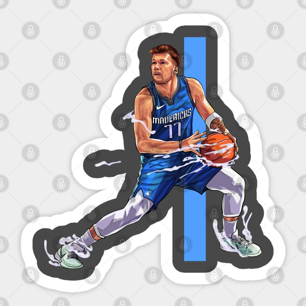 Luka Doncic Magic Sticker by Carlart1 🎨